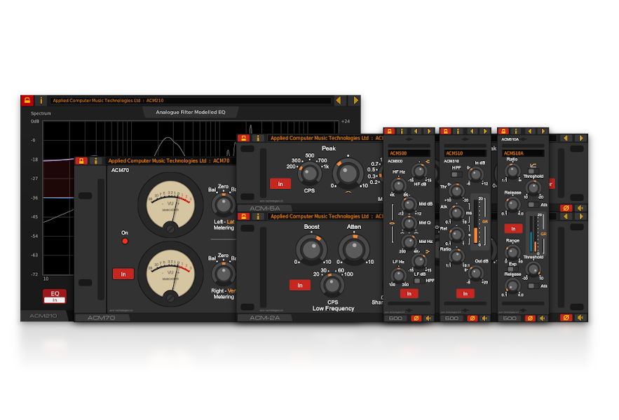 The ACMT Essential Plug-Ins Collection for Linux - A versatile collection of professional VST plug-ins for Linux