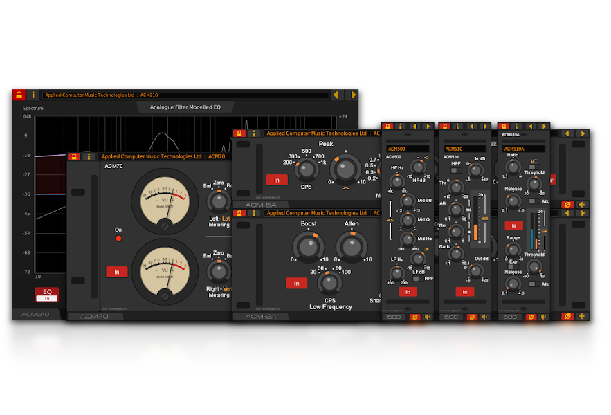 The ACMT Essential Plug-Ins Collection for Linux - A versatile collection of professional VST plug-ins for Linux