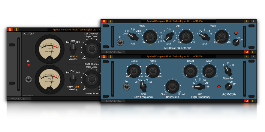 The ACM-SA Series Plug-Ins - Outstanding analogue modelled VST plug-ins for Windows and Linux