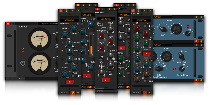 The ACMT Ultimate Analogue Plug-Ins Collection - Analogue modelled VST plug-ins collection for Windows and Linux